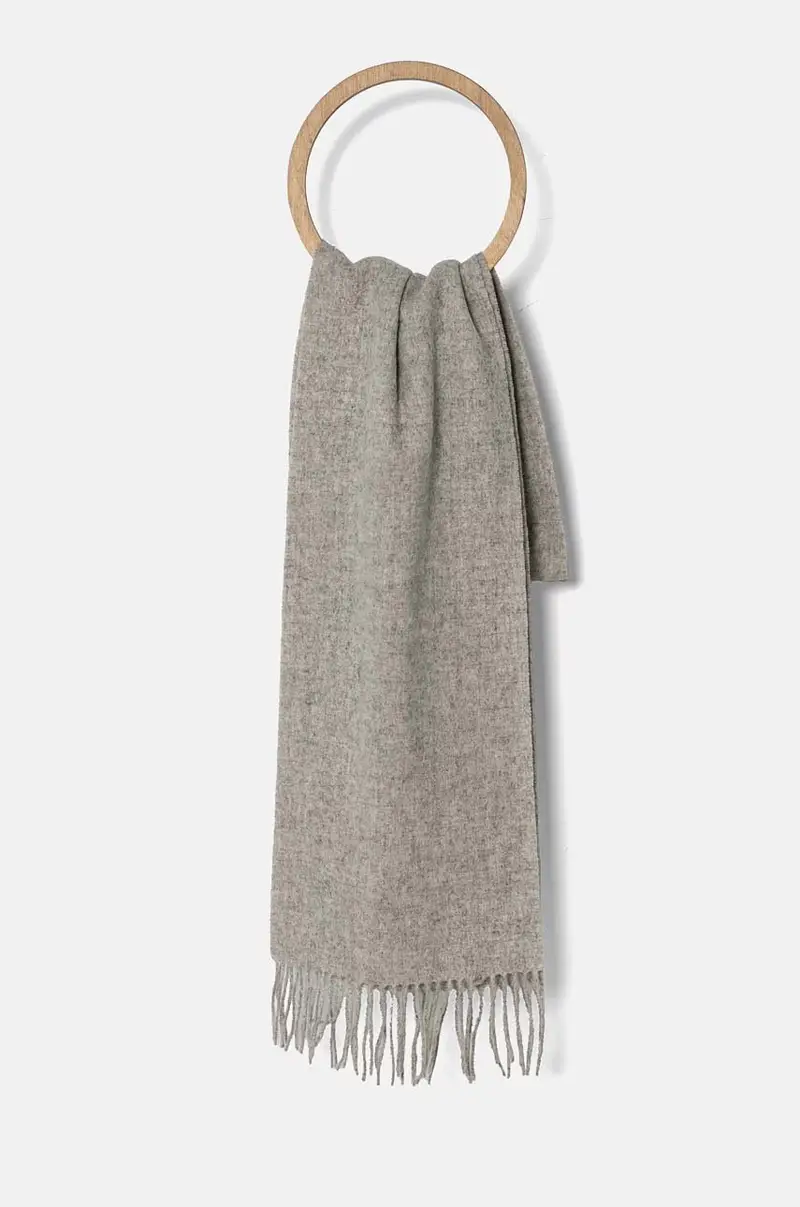 sciarpa in lana colore grigio LSC0133