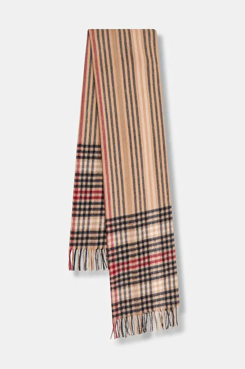 sciarpa in lana colore marrone LSC0482