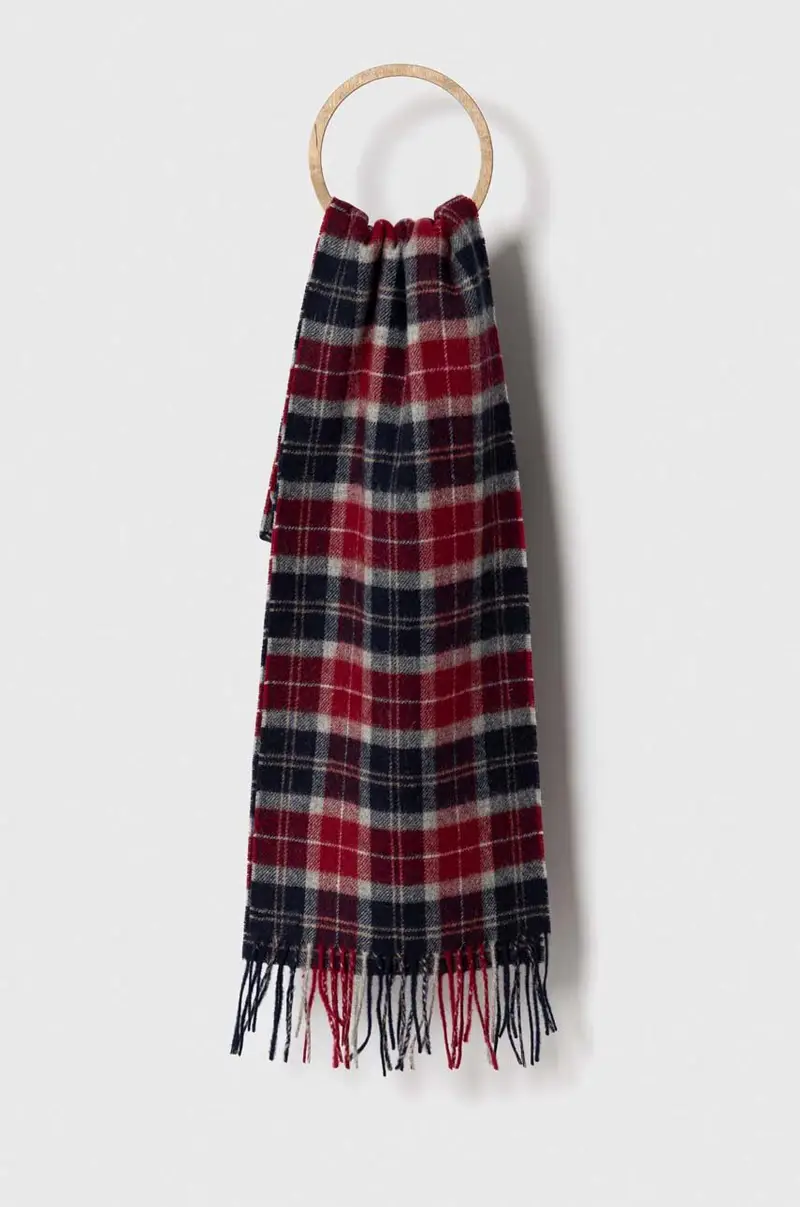 sciarpa in lana colore rosso