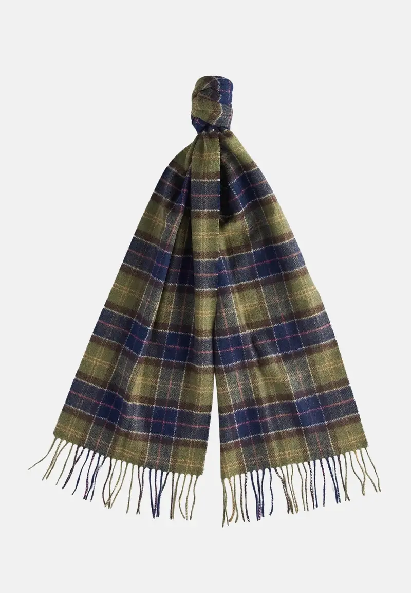 Sciarpa in lana d'agnello Tartan per uomo e donna