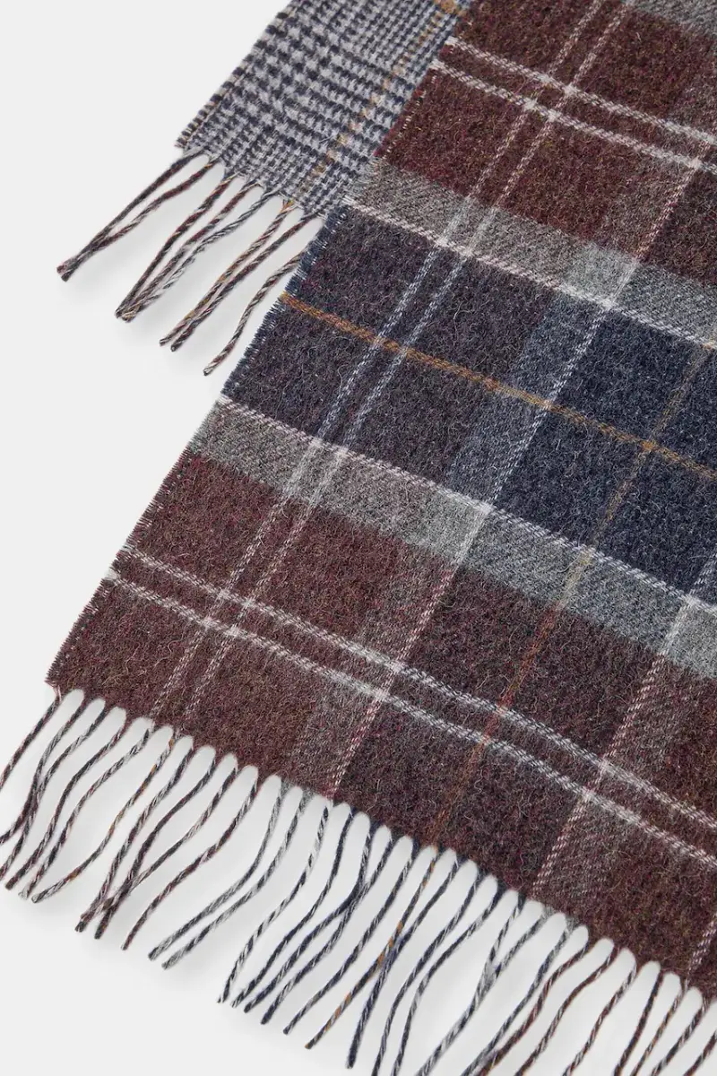 sciarpa in lana USC0401 Multicolore miniatura 3