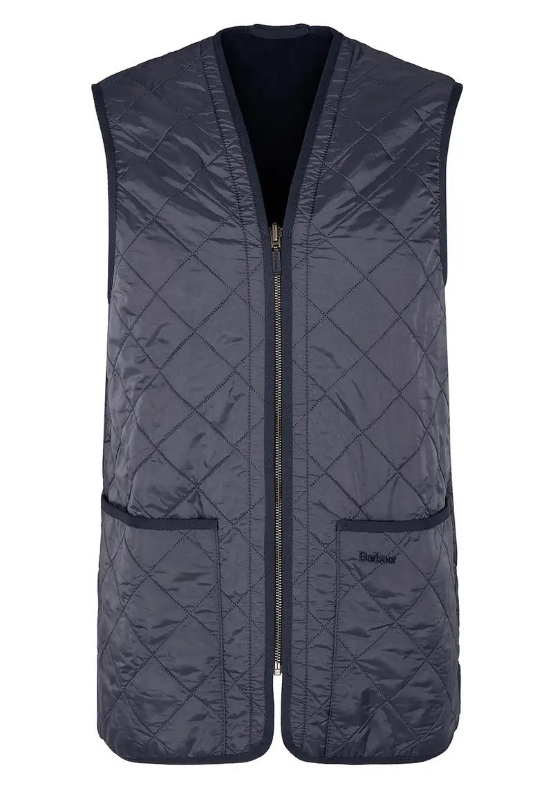 Smanicato Barbour uomo blu scuro polar trapuntato