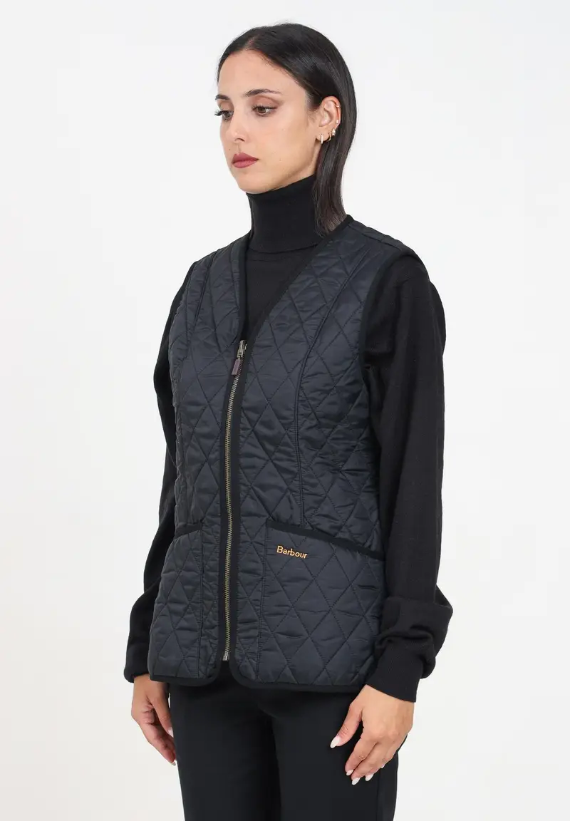 BARBOUR Smanicato / fodera in pile Betty nero da donna