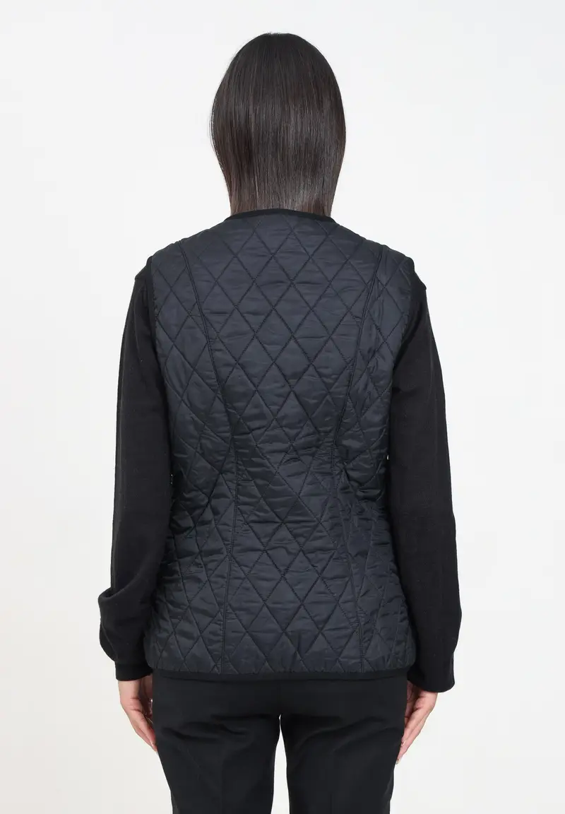 BARBOUR Smanicato / fodera in pile Betty nero da donna miniatura 3