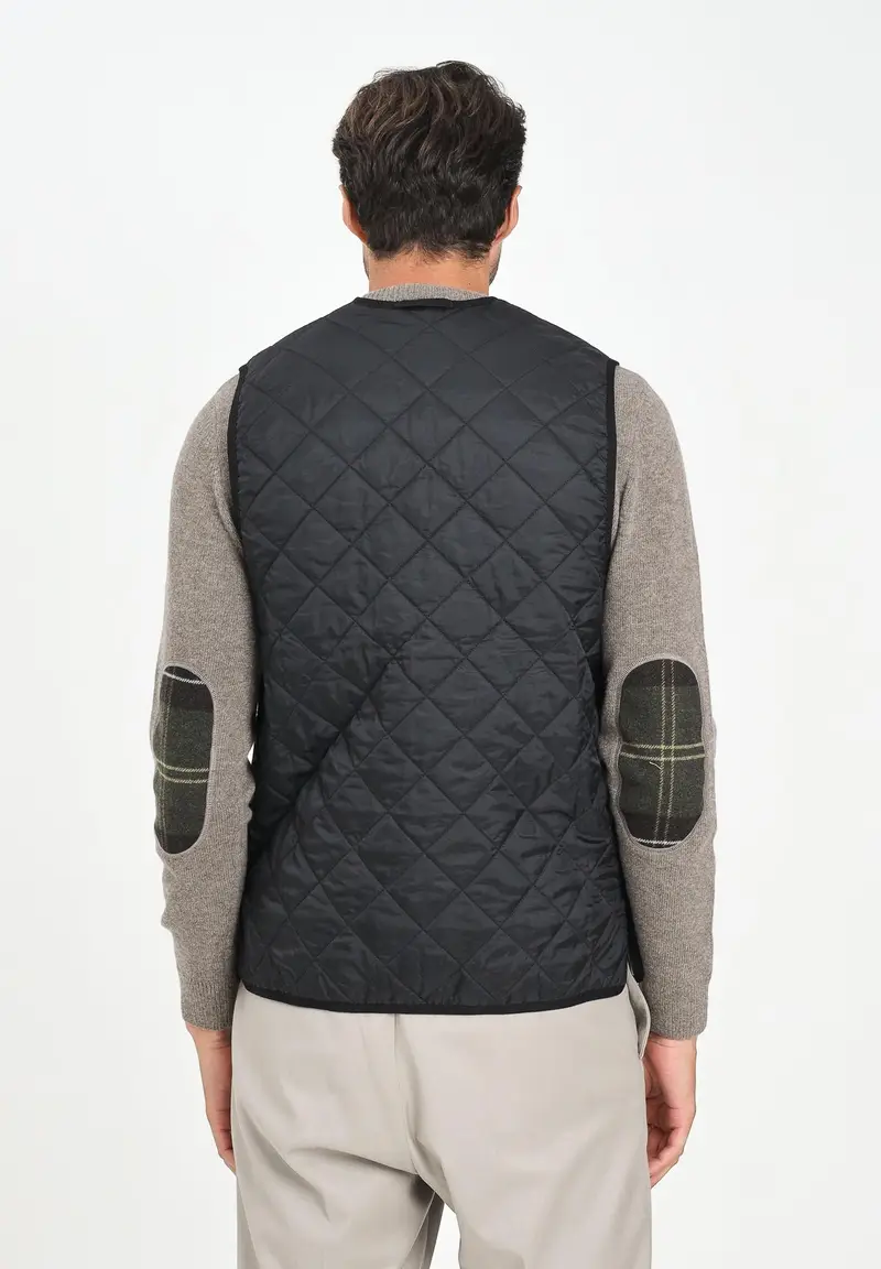 BARBOUR Smanicato nero da uomo compatibile come interno per il giubbotto Bedale miniatura 2