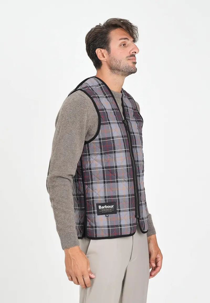 BARBOUR Smanicato nero da uomo compatibile come interno per il giubbotto Bedale miniatura 3