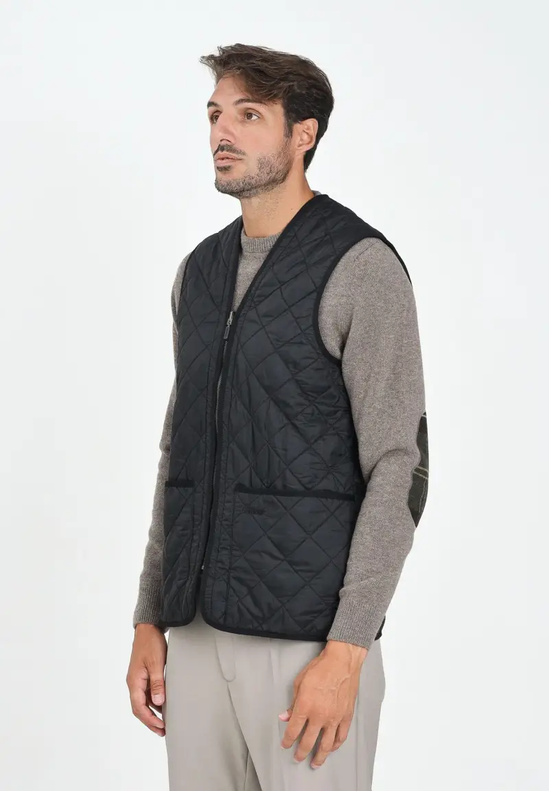 Smanicato Polarquilt nero da uomo da abbinare alla giacca Ashby