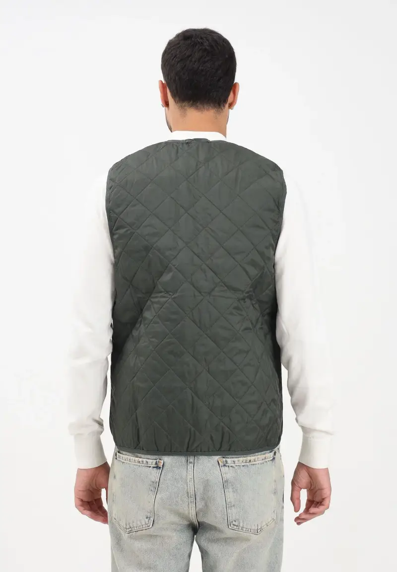 Smanicato verde da uomo compatibile come interno per il giubbotto Bedale miniatura 3