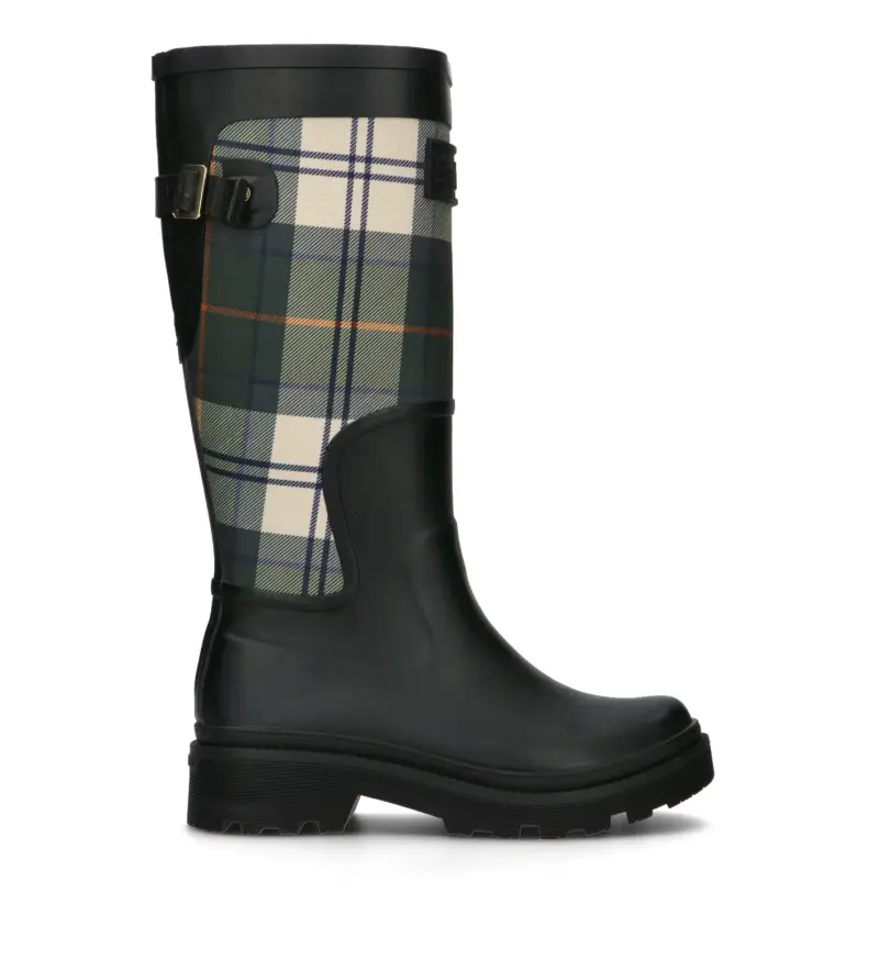 Stivale donna nero/tartan Vario