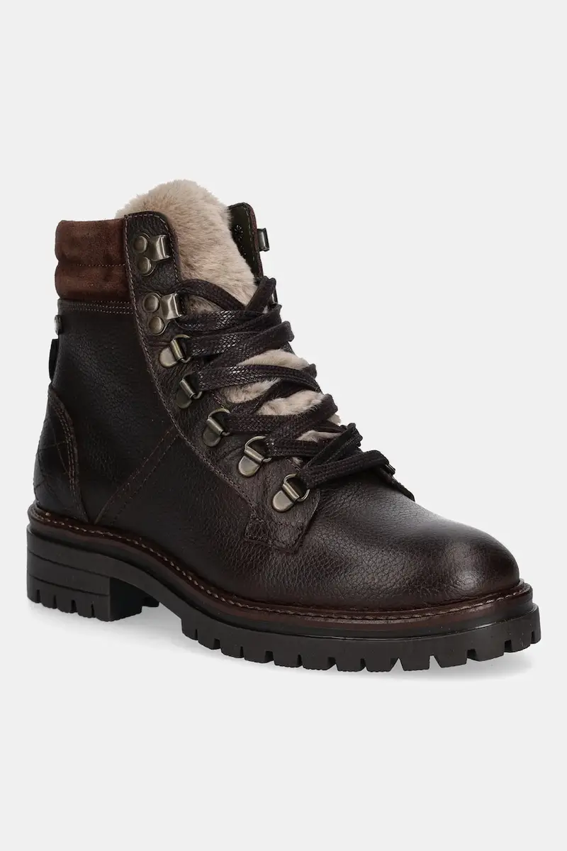 stivaletti alla caviglia in pelle Bamburgh donna colore marrone LFO0770BR96