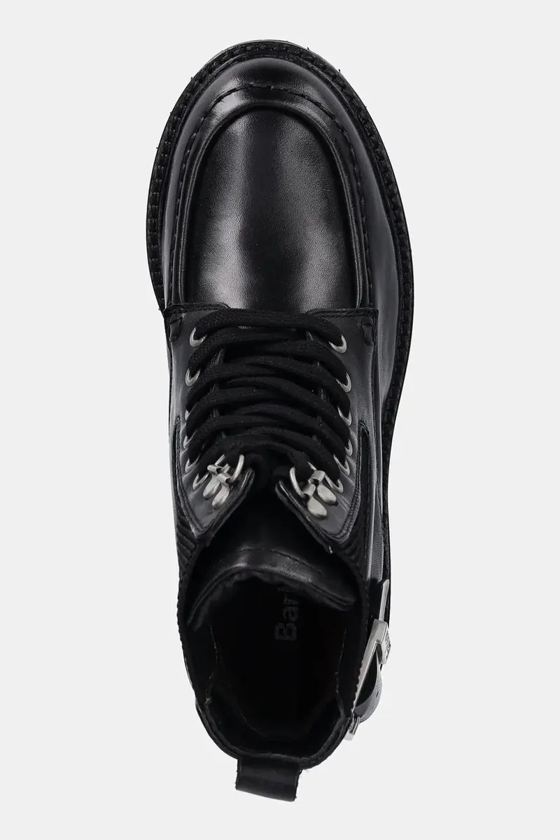 stivaletti alla caviglia in pelle Leonie donna colore nero LFO0778BK91 miniatura 4