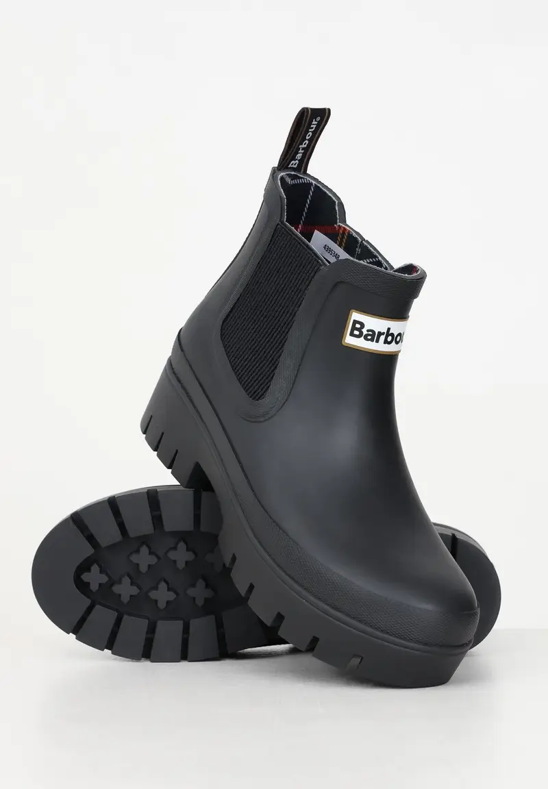 BARBOUR Stivali bassi Halton neri da donna miniatura 3