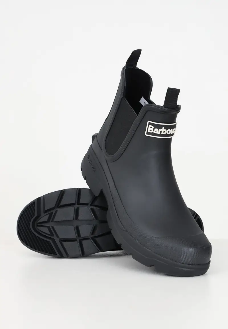 BARBOUR Stivali bassi Nimbus neri da uomo miniatura 3