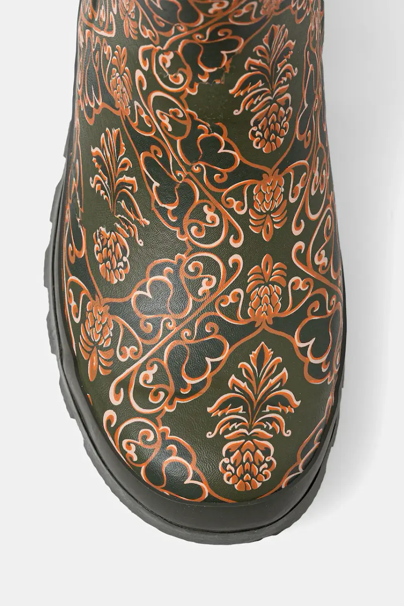 stivali di gomma Barbour x Farm Rio Cami Wellington donna colore verde LRF0124MI13 miniatura 4