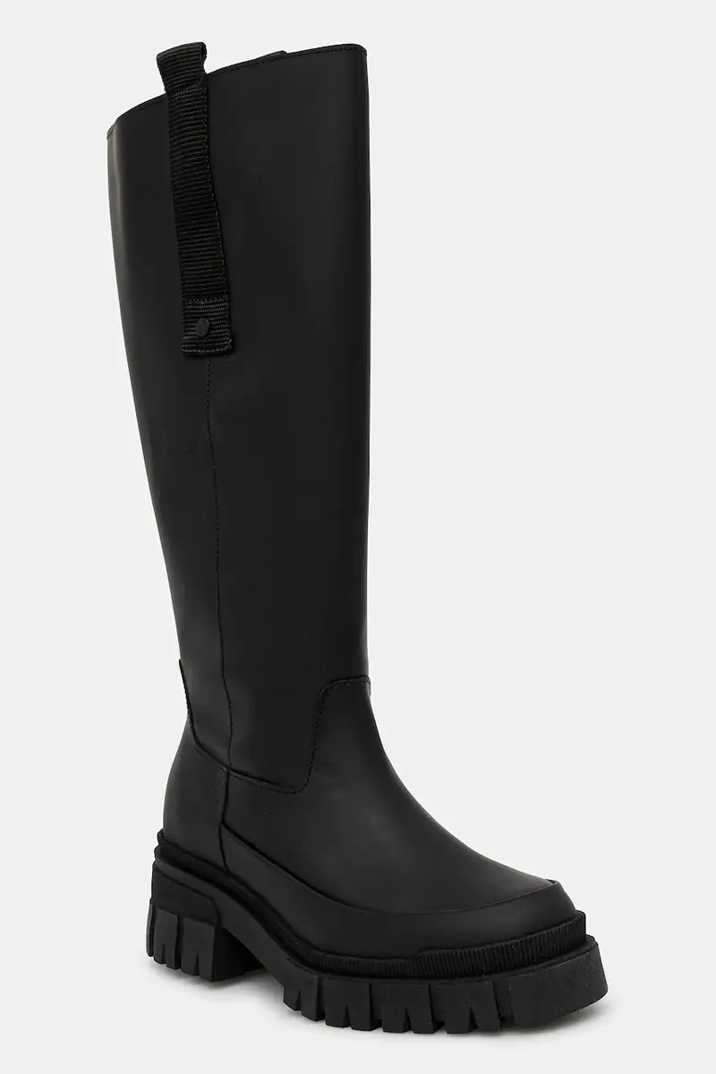 stivali in pelle Saidie Tall Boot donna colore nero LFO0786BK31