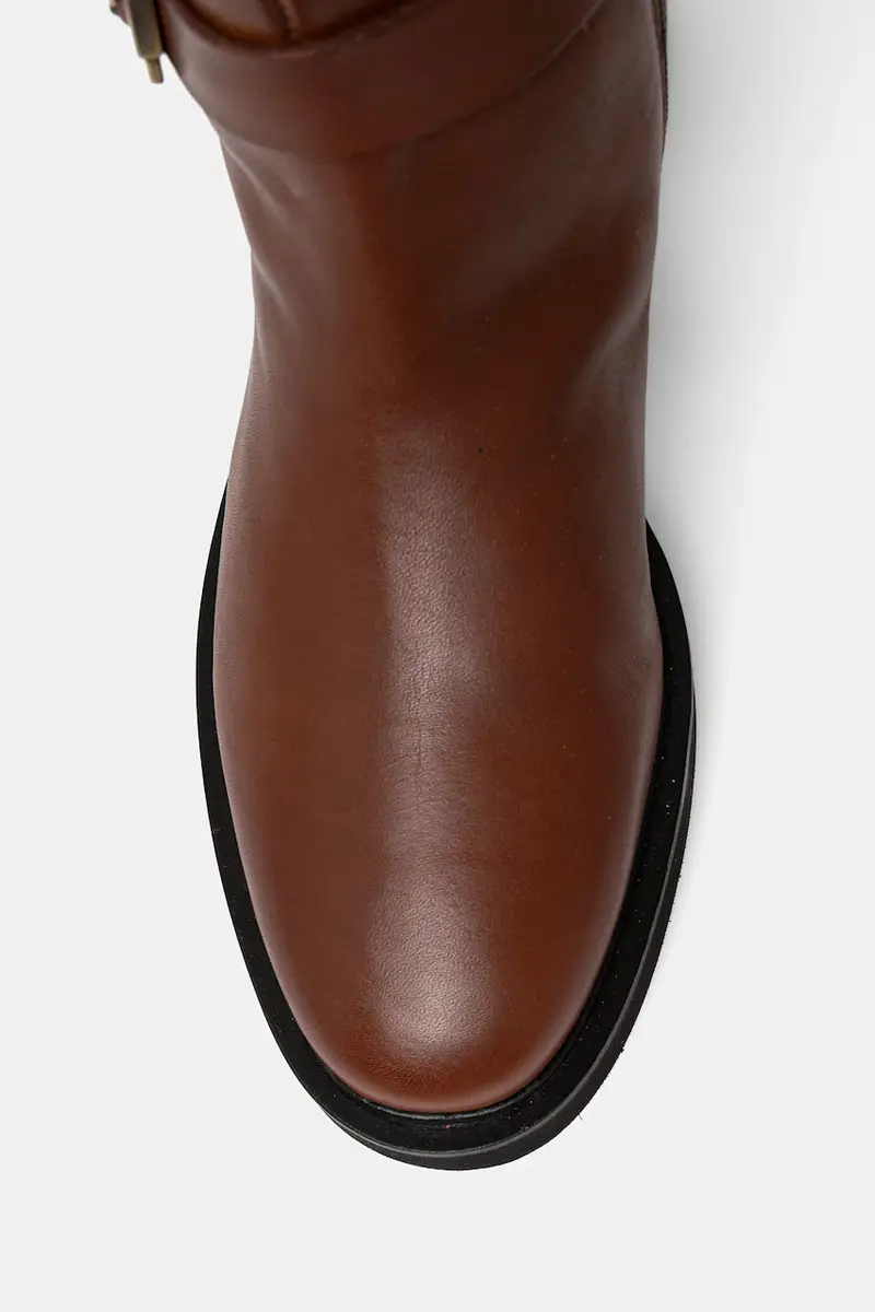stivali in pelle Theodora colore marrone LFO0783BR39 miniatura 4