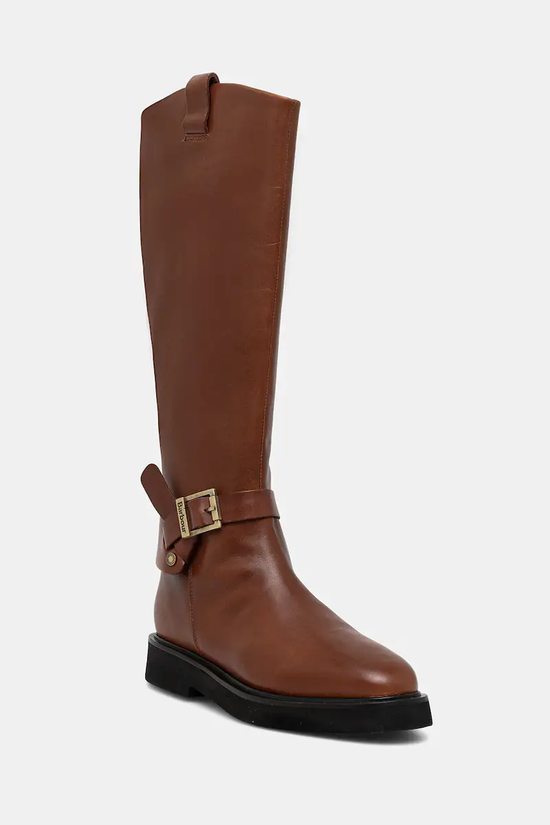 stivali in pelle Theodora colore marrone LFO0783BR39