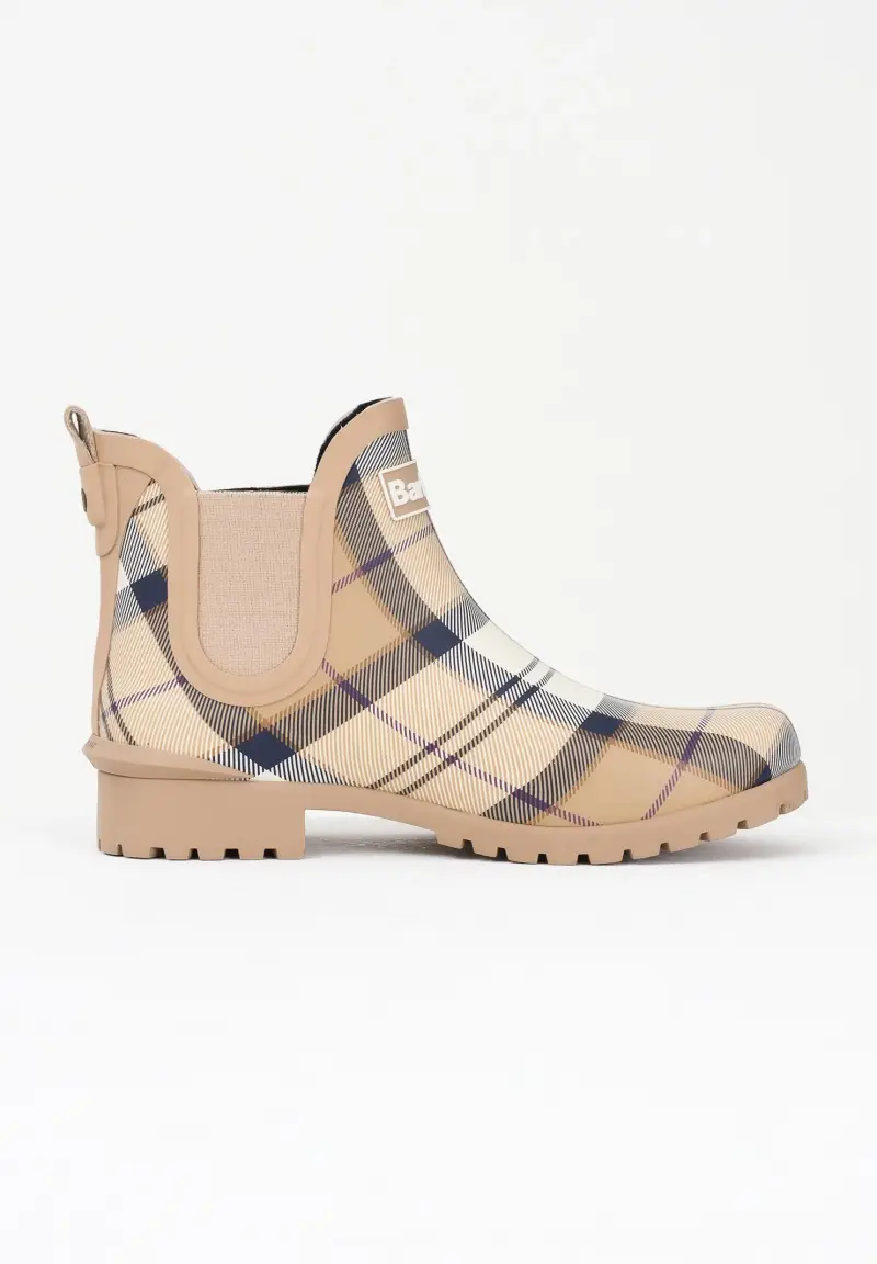 Stivali Wellington Wilton beige da donna miniatura 3