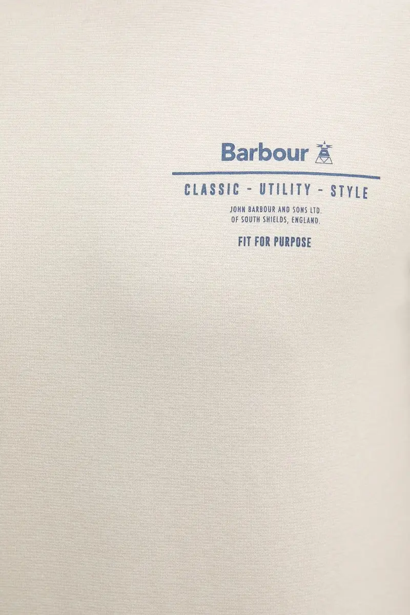 Barbour T-shirt Uomo Beige 3570447 miniatura 5