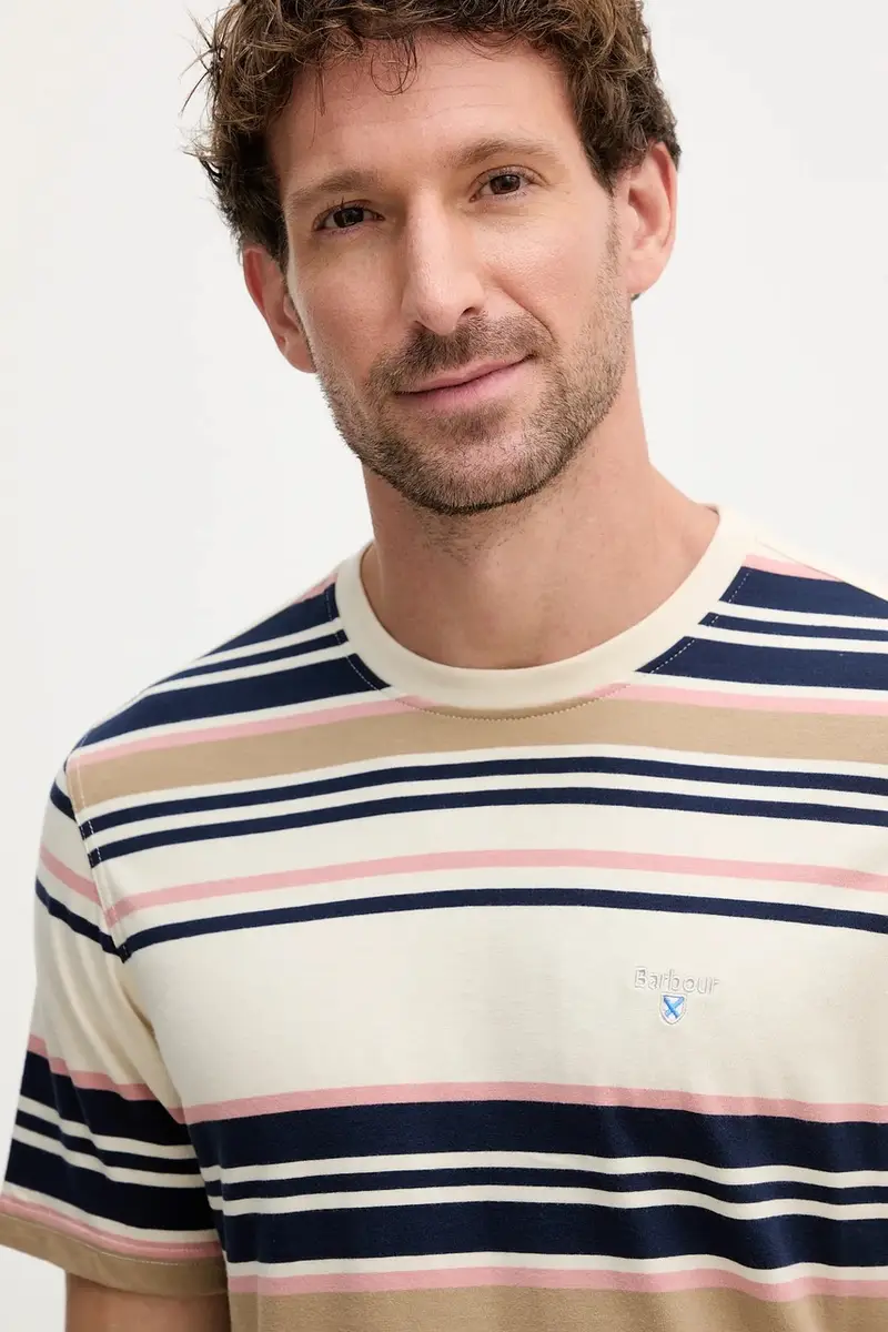 Barbour T-shirt Uomo Beige 3573271 miniatura 4