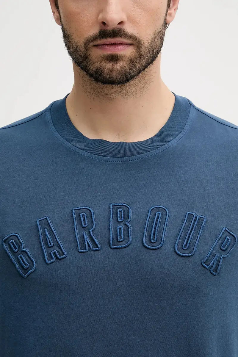 Barbour T-shirt Uomo Blu 3592309 miniatura 5