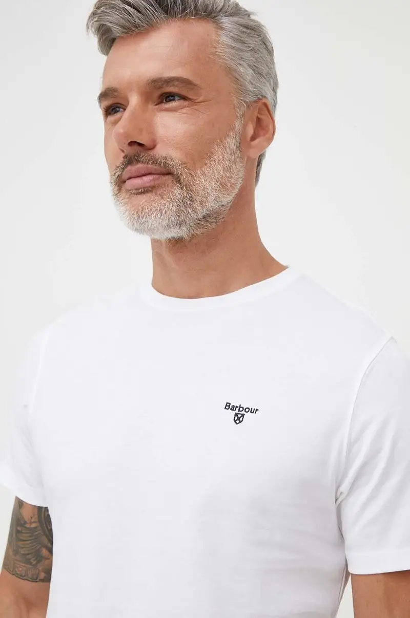 Barbour T-shirt Bianco 3242753 miniatura 4