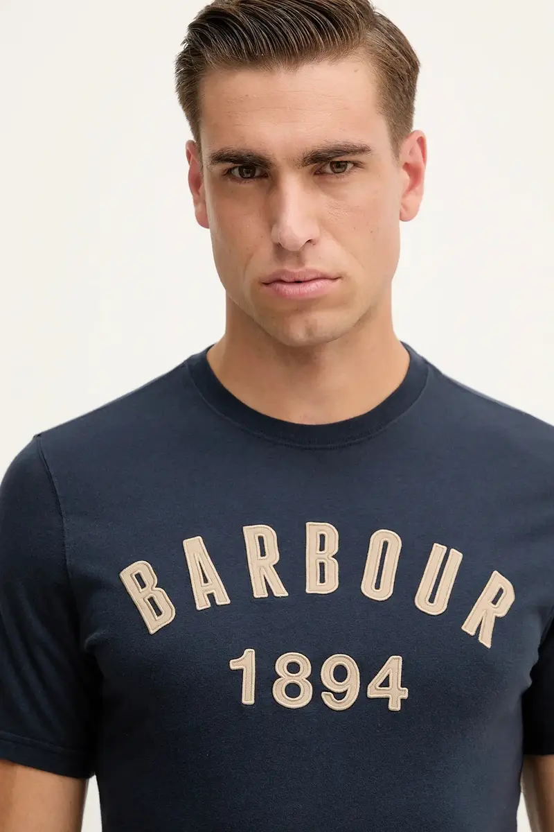 Barbour T-shirt Uomo Blu 3593838 miniatura 3