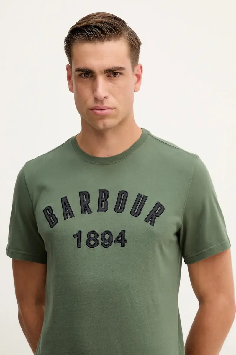 Barbour T-shirt Uomo Verde 3669457 miniatura 4