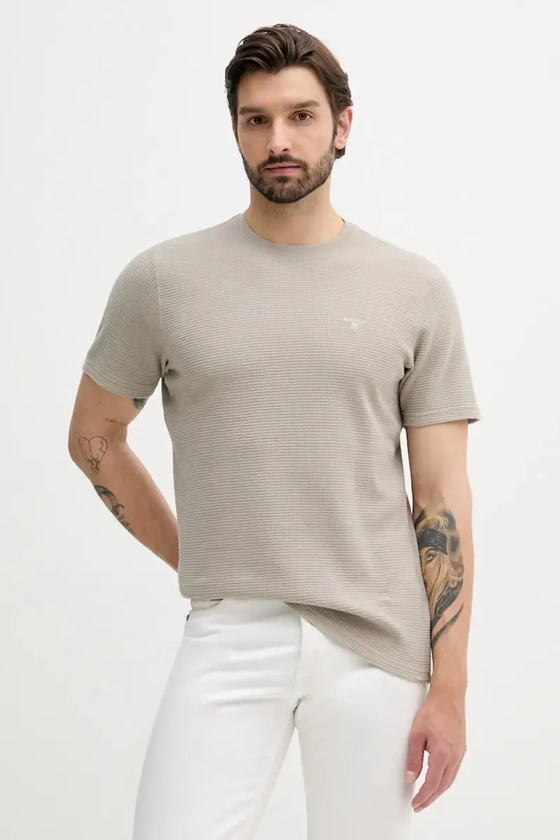 Barbour T-shirt Uomo Beige 2243206