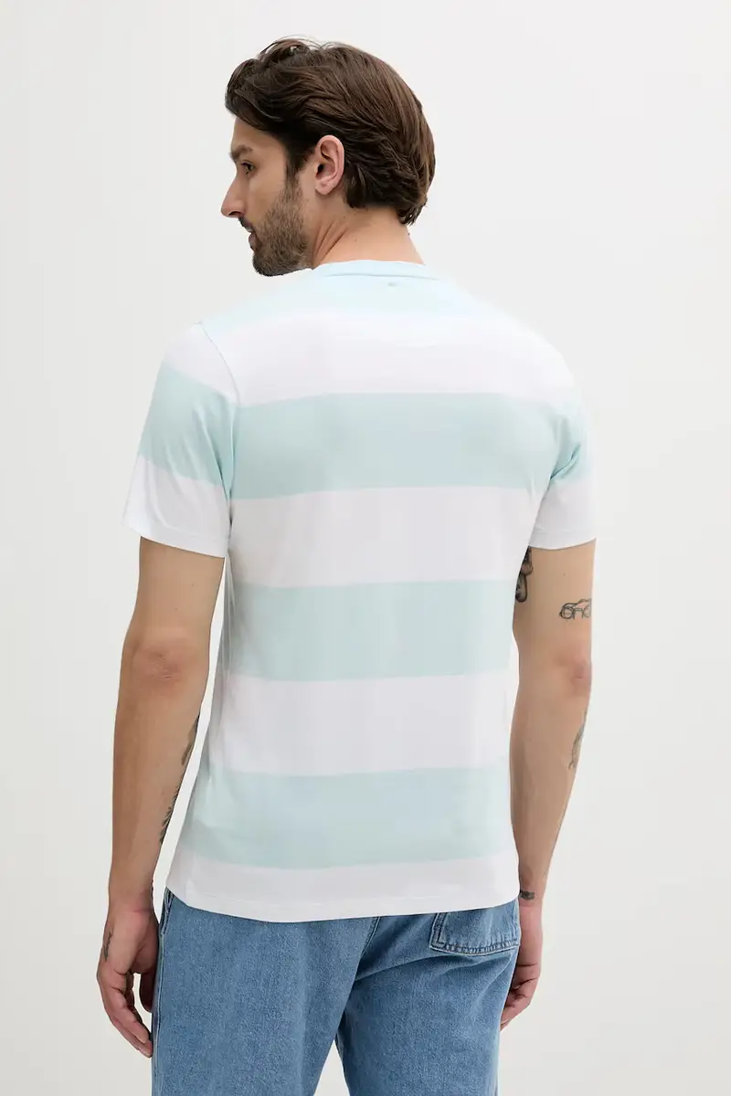 Barbour T-shirt Uomo Blu 2808786 miniatura 3