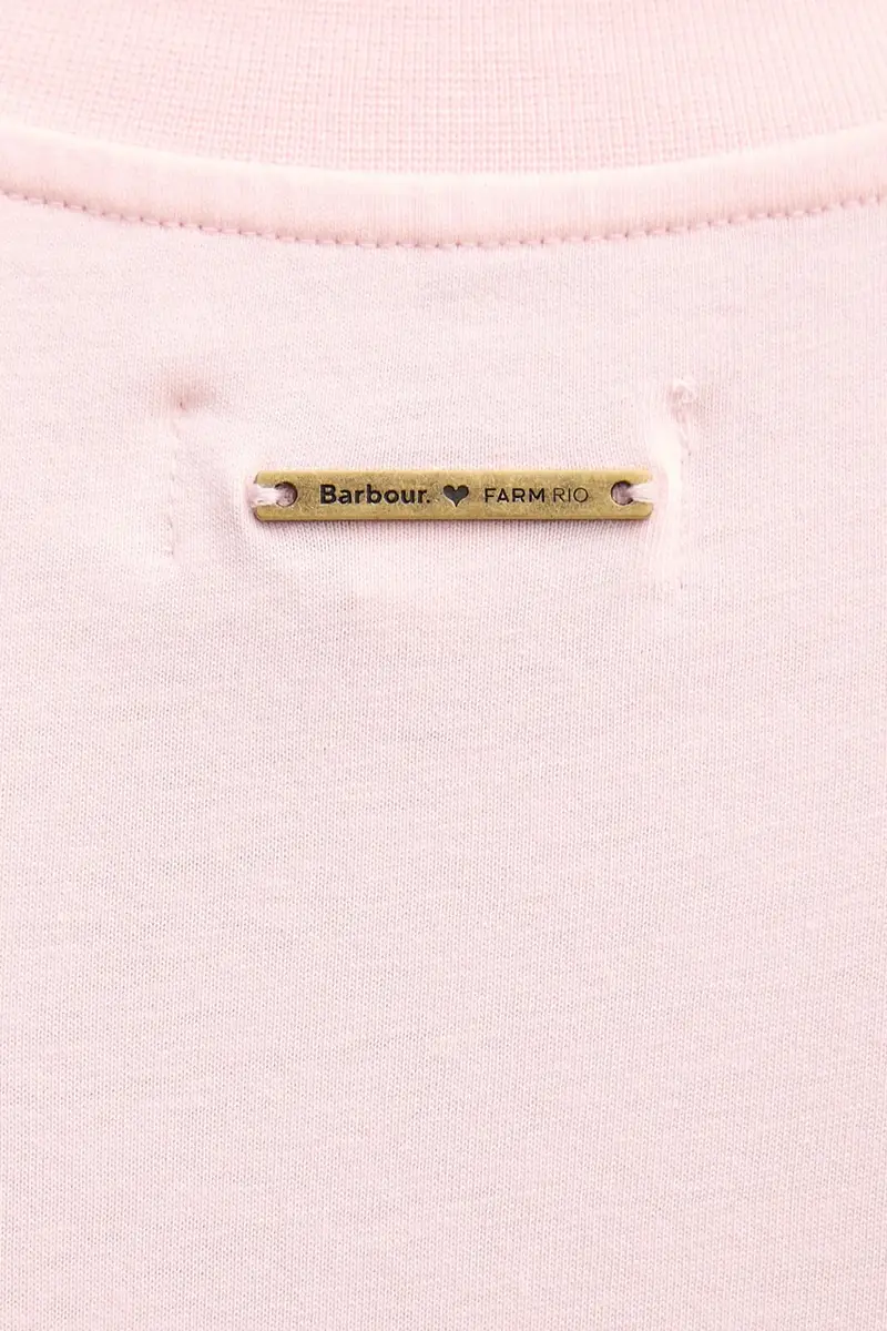 Barbour T-shirt Donna Rosa 3663646 miniatura 5