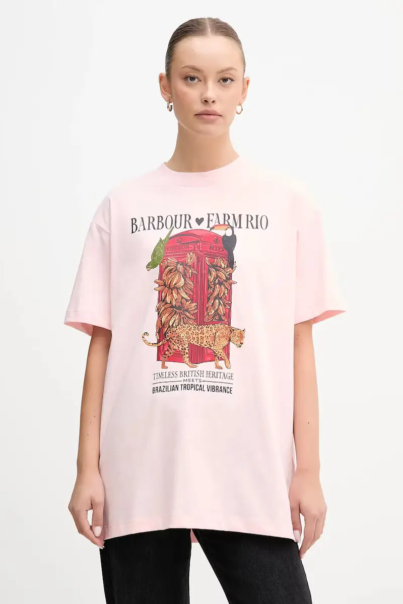 Barbour T-shirt Donna Rosa 3663646