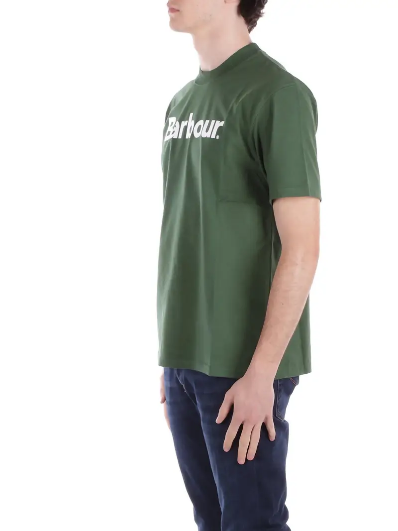 Barbour T-shirt Uomo Verde 2953441 miniatura 2