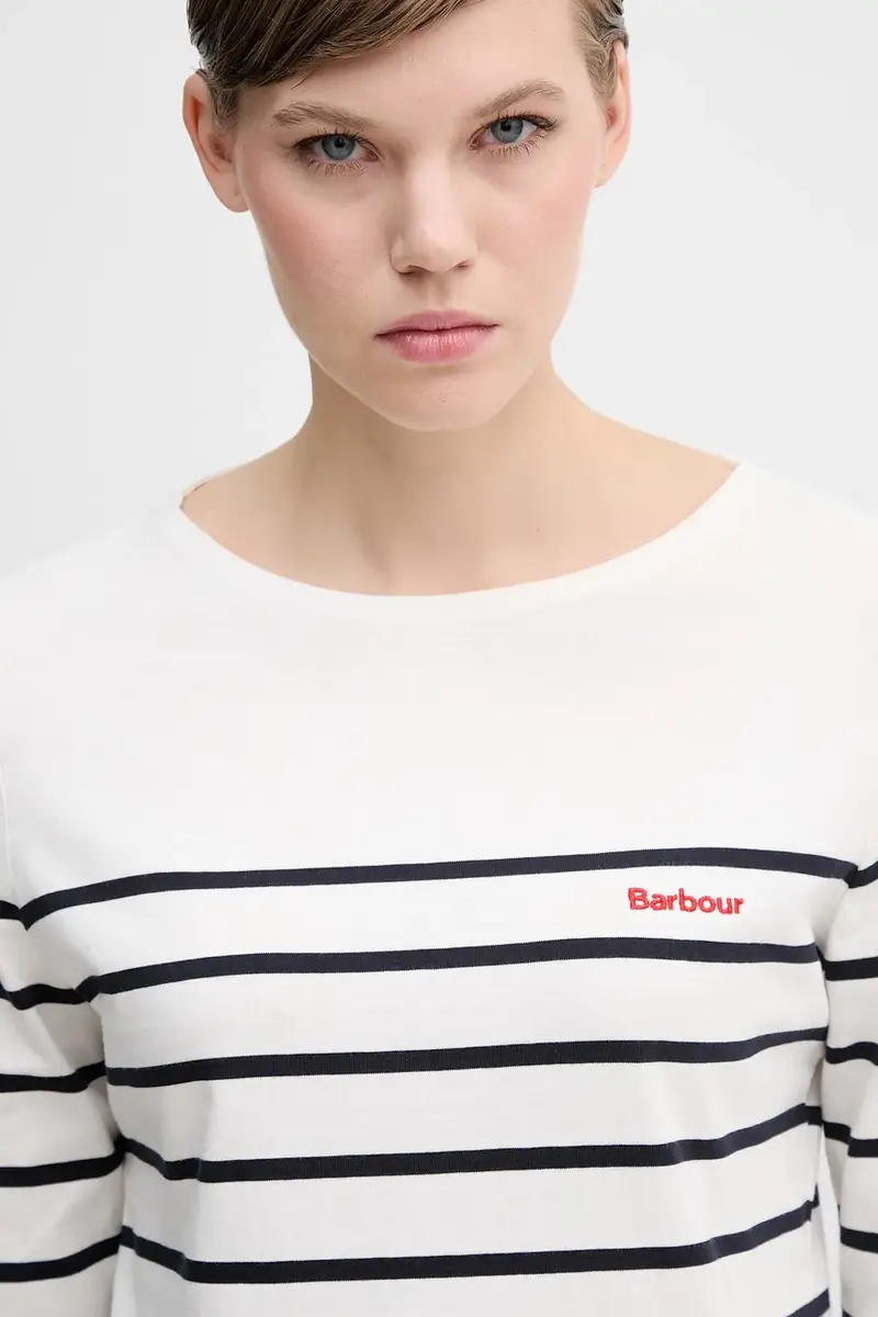 top a maniche lunghe in cotone BRADLEY colore beige LML0892 miniatura 4