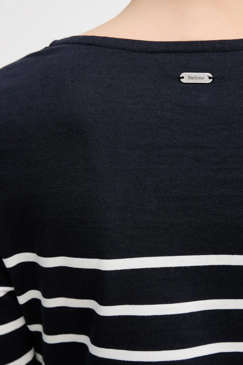 top a maniche lunghe in cotone BRADLEY colore blu navy LML0892 miniatura 5