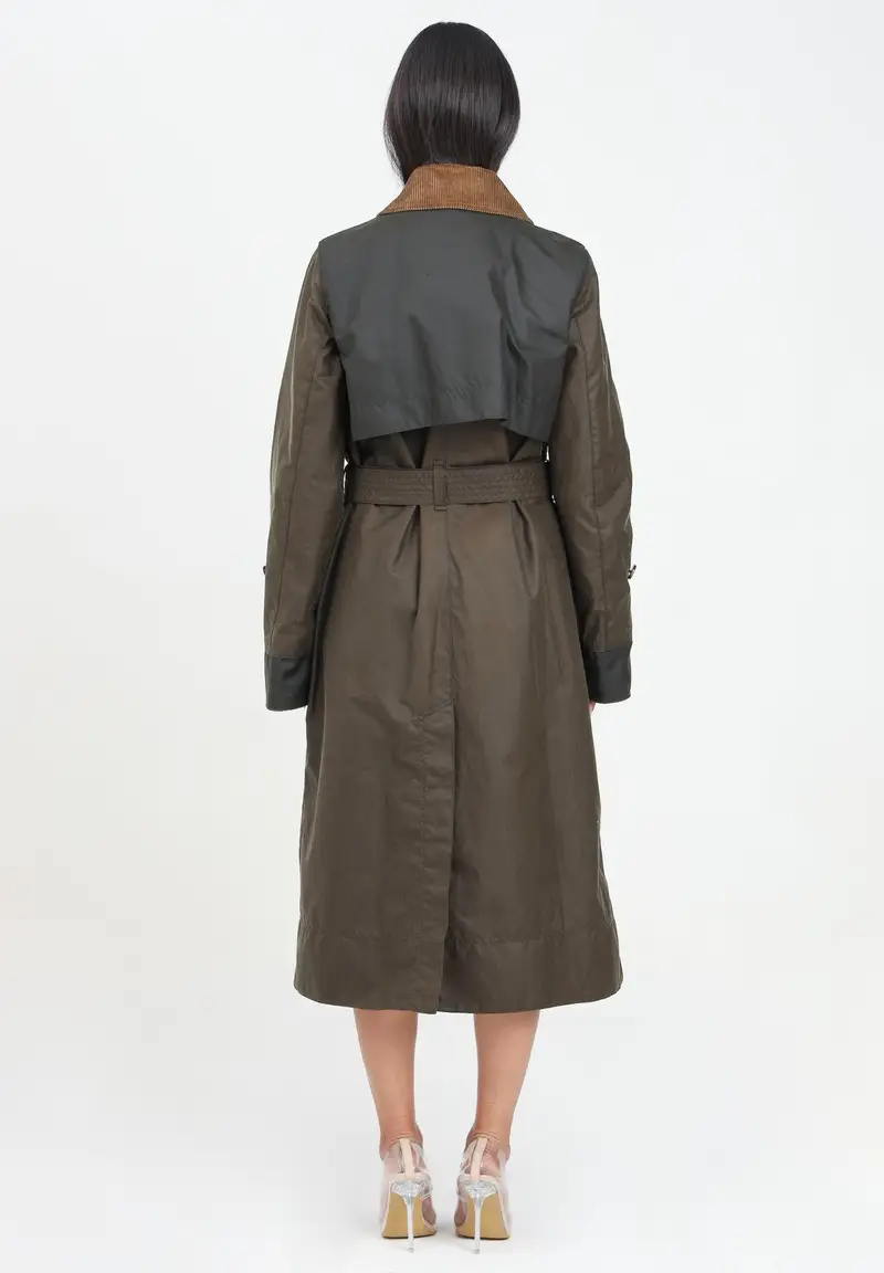 Barbour Trench Donna Verde 921639 miniatura 3