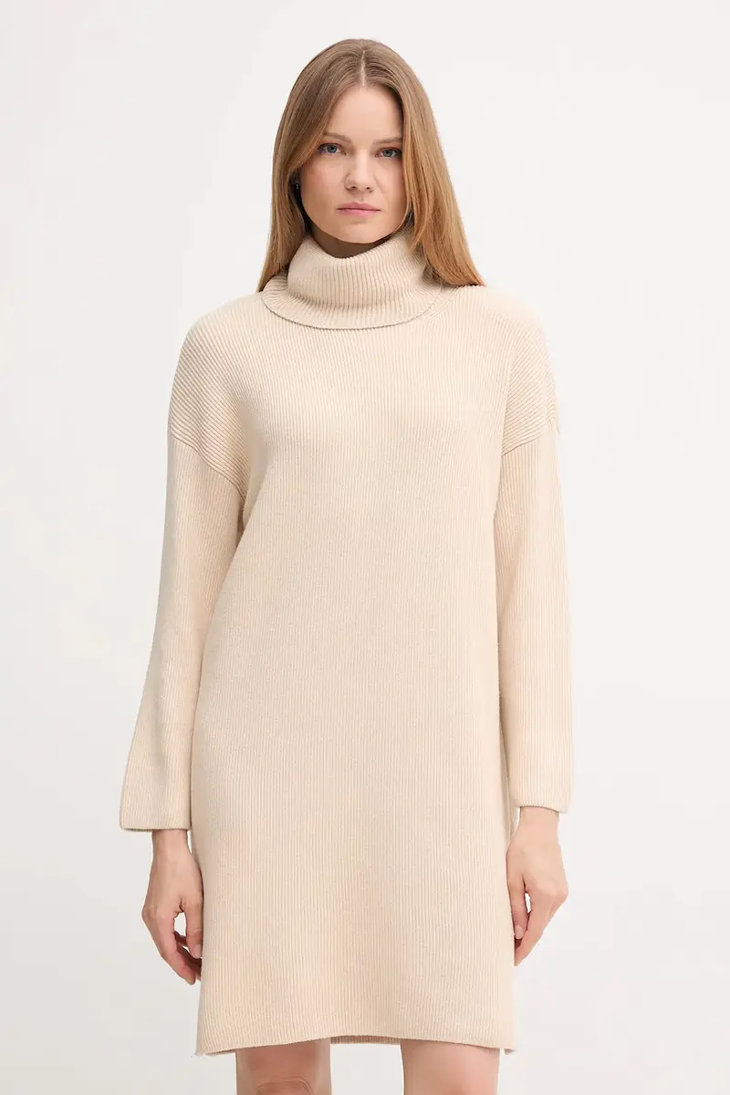 vestito colore beige LDR0559