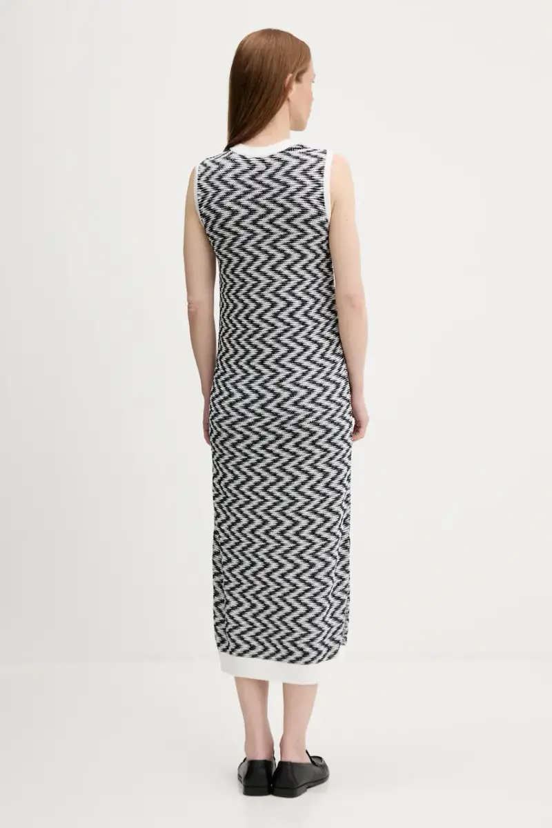 vestito in cotone OLIVIA colore blu navy LDR0928 miniatura 3