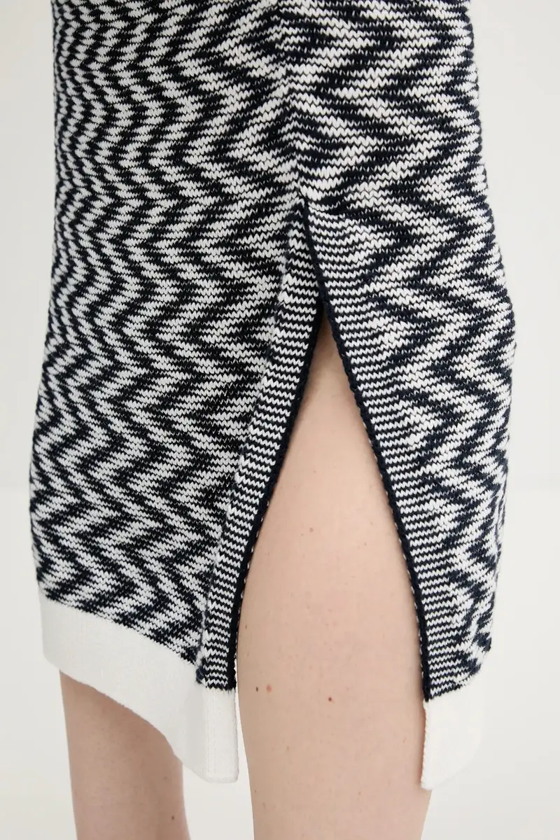 vestito in cotone OLIVIA colore blu navy LDR0928 miniatura 5