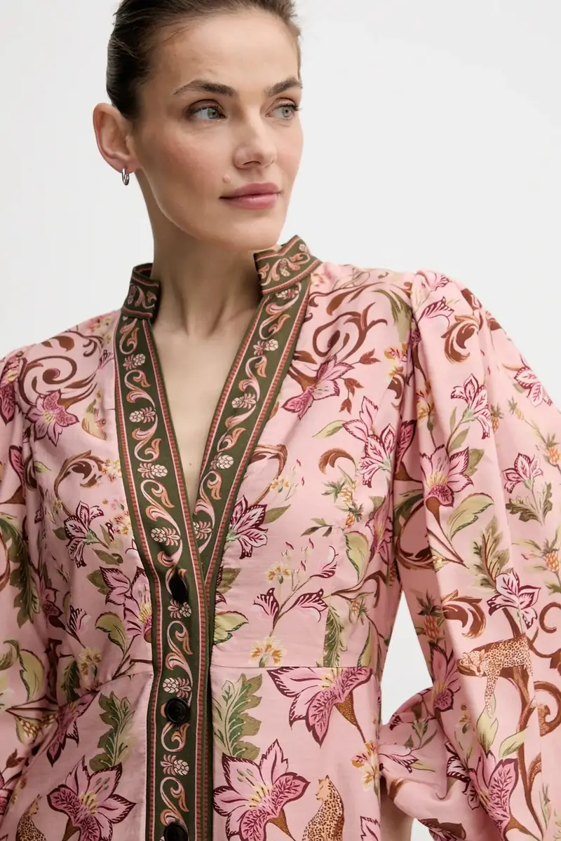 vestito x Farm Rio Rosa miniatura 4