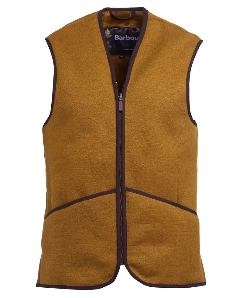 Warm Ecopeliccia Waistcoat Zip MLI0004 LINER BR31 BROWN