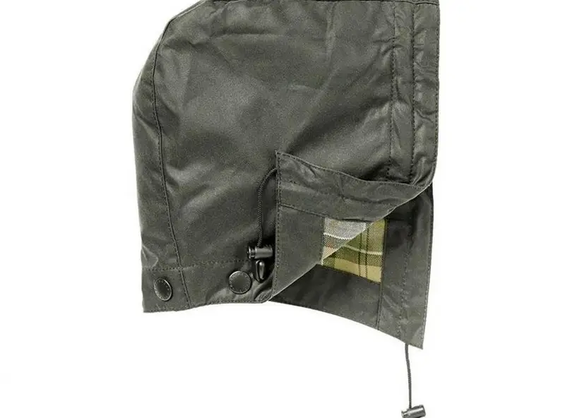 Waxed Cotton Hood MHO0004 HOODS SG91 GREEN