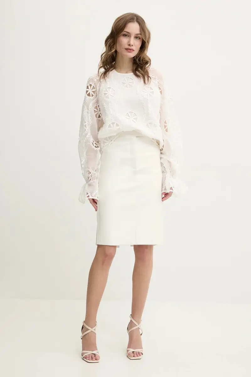 camicetta donna colore beige 59731TB miniatura 2