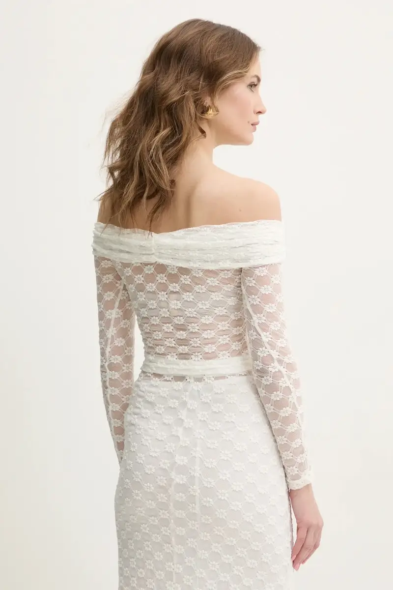 camicetta donna colore beige 59742TB miniatura 3