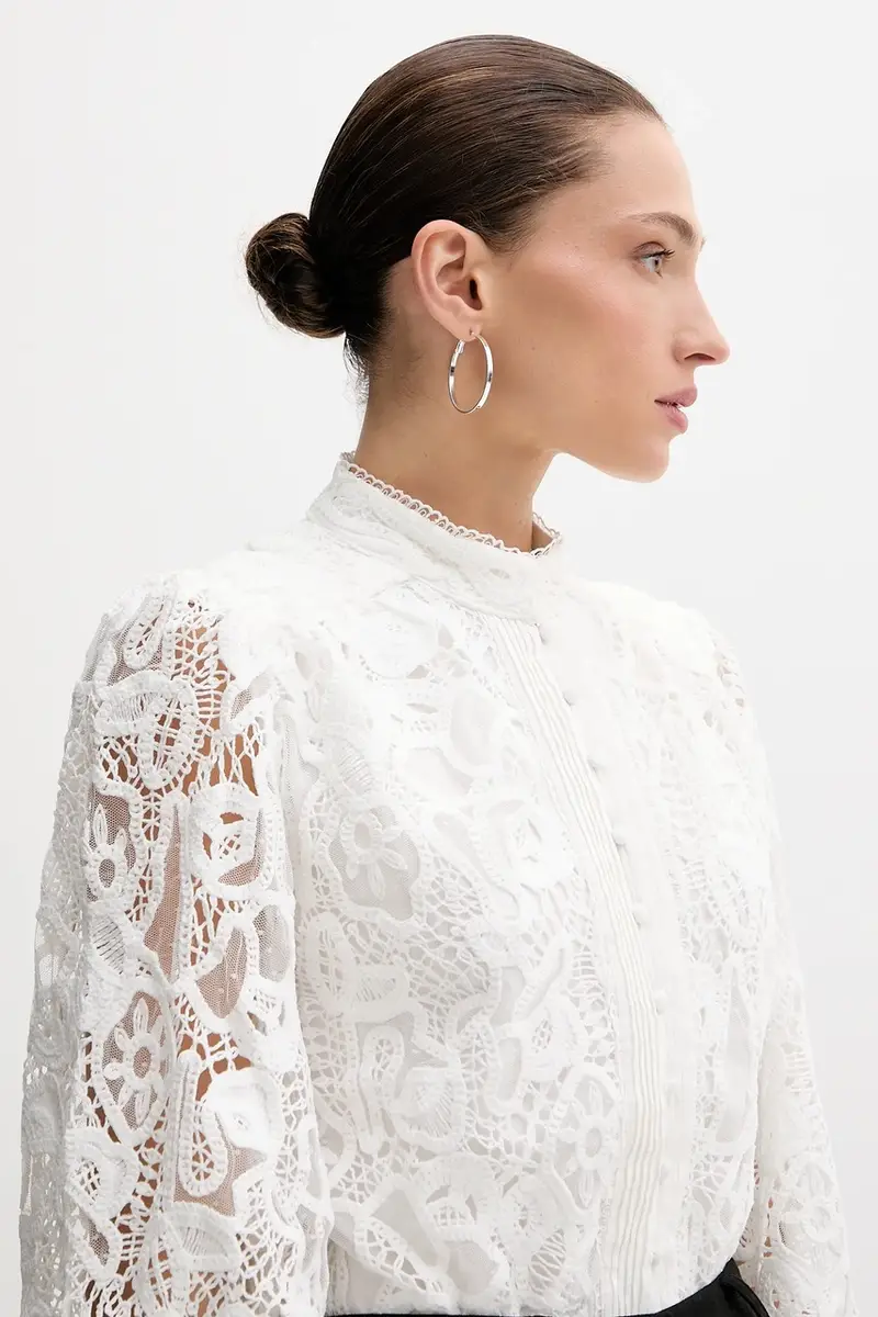 camicetta donna colore bianco 59730TB3 miniatura 4