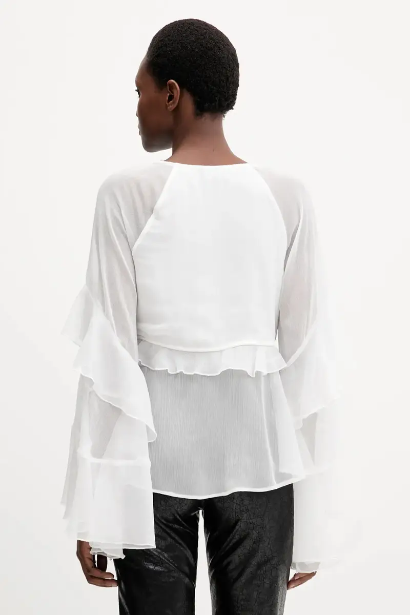 camicetta donna colore bianco 59934TB miniatura 3