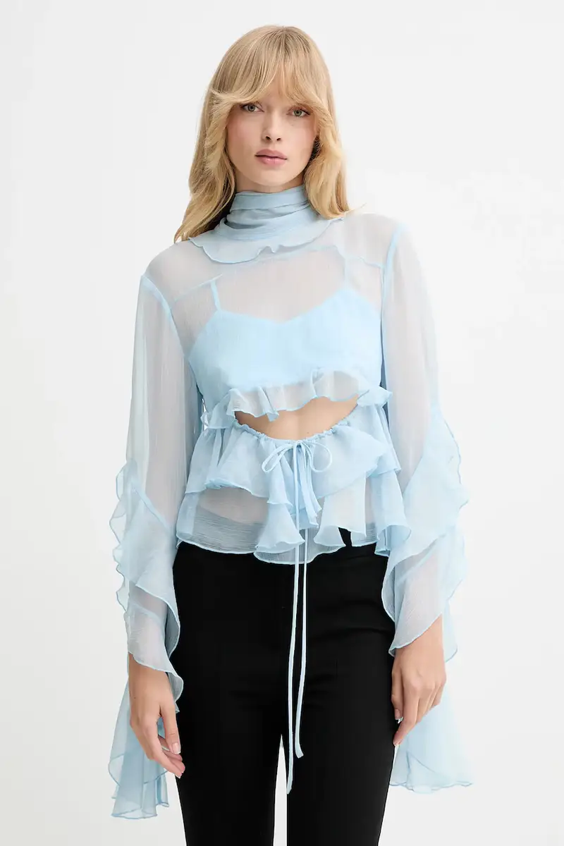 camicetta donna colore blu 59933TB