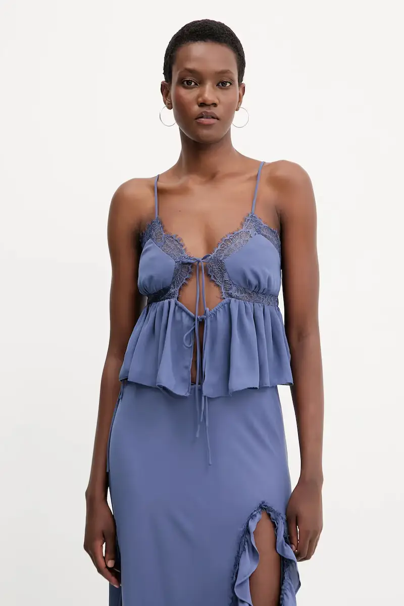 camicetta donna colore blu 60016TB