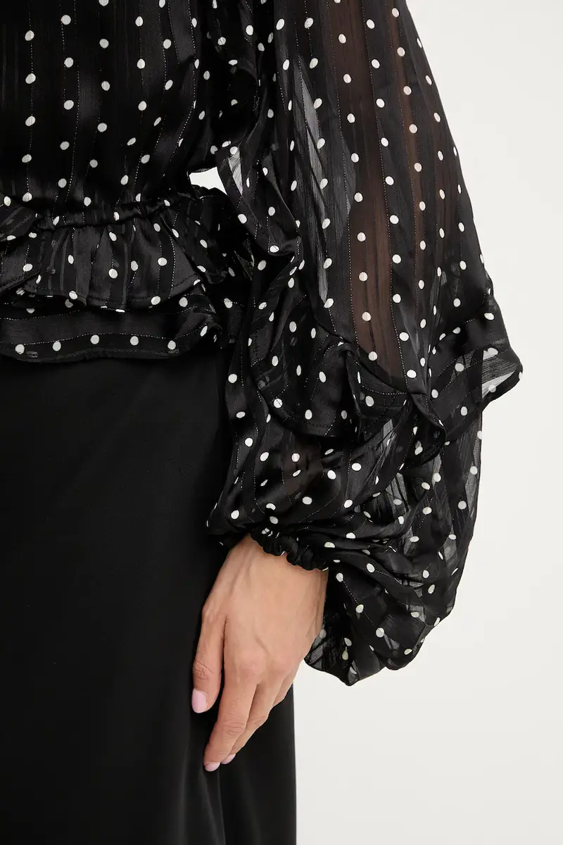 camicetta donna colore nero 59896TB3 miniatura 4