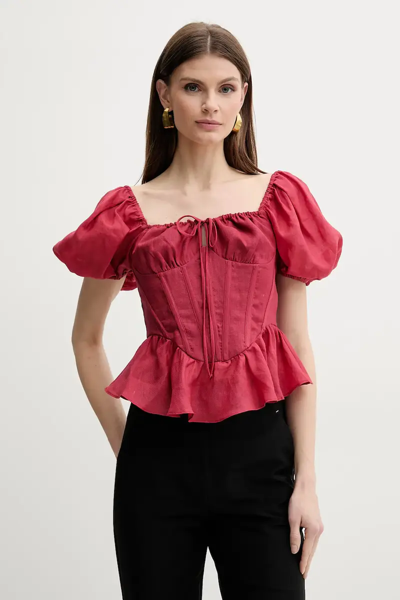 camicetta ESRA donna colore rosso 59889TB